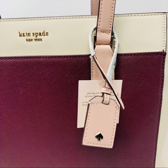 Kate spade Cameron laptop tote in cherrywood red - Picture 3 of 8